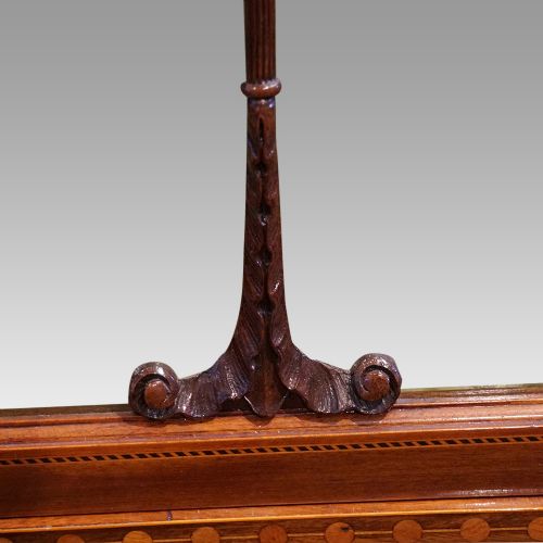 fig 8. Edwardian inlaid mahogany display cabinet