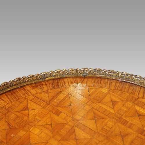 fig 3. Pair of Antique oval side tables