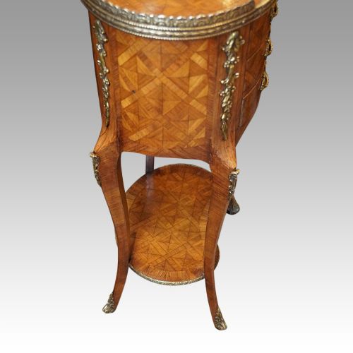 fig 5. Pair of Antique oval side tables