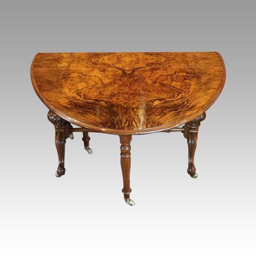 fig 4. Victorian walnut Sutherland coffee table