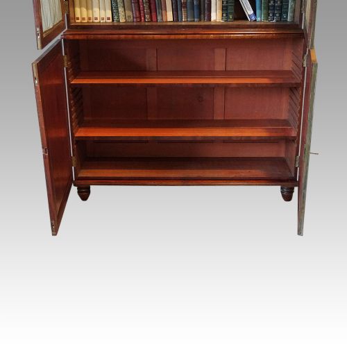 fig 1. William IV mahogany library bookcase