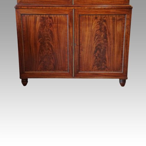 fig 3. William IV mahogany library bookcase