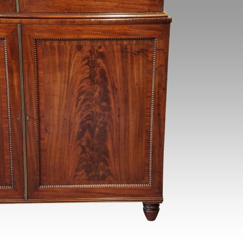 fig 4. William IV mahogany library bookcase