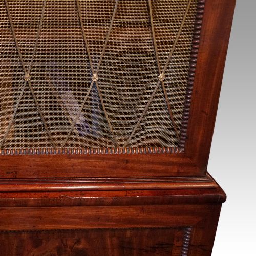 fig 7. William IV mahogany library bookcase