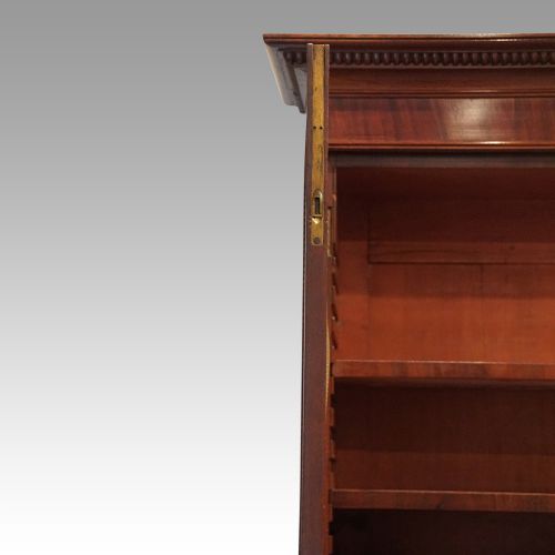 fig 8. William IV mahogany library bookcase