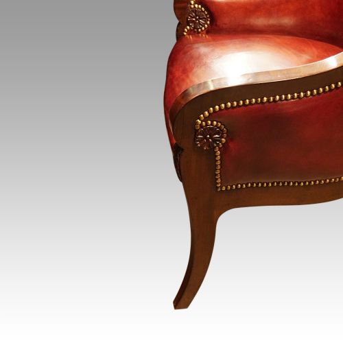 fig 8. 19thc. mahogany library desk chair