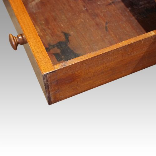 fig 6. Antique Victorian walnut pedestal desk