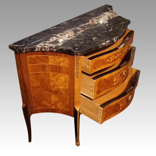 fig 1. Continental small marquetry chest
