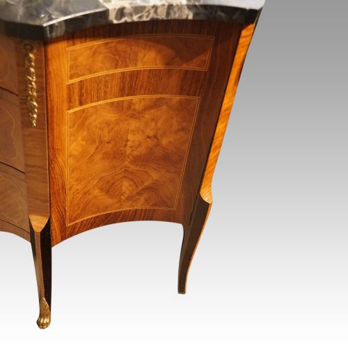 fig 6. Continental small marquetry chest
