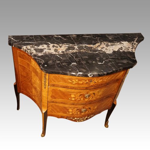 fig 8. Continental small marquetry chest