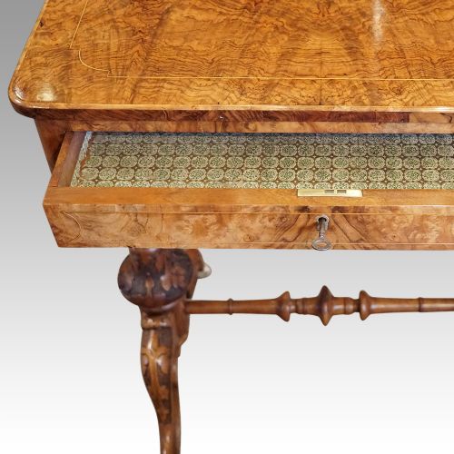fig 3. Victorian walnut worktable