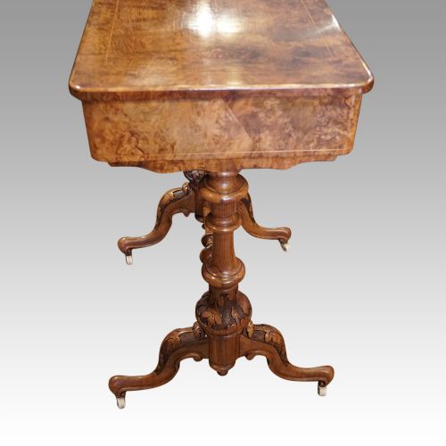 fig 4. Victorian walnut worktable