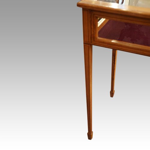 fig 3. Edwardian satinwood curio cabinet