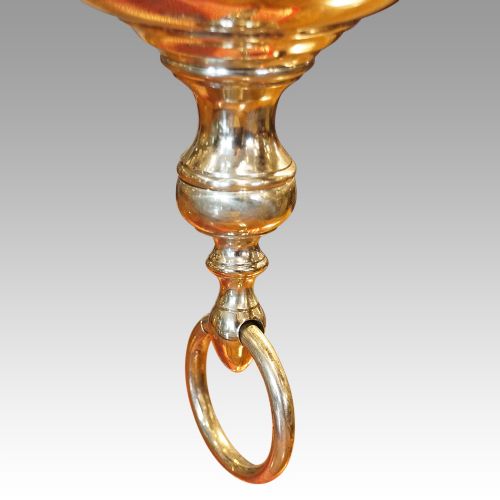 fig 1. Dutch brass chandelier 6 arms