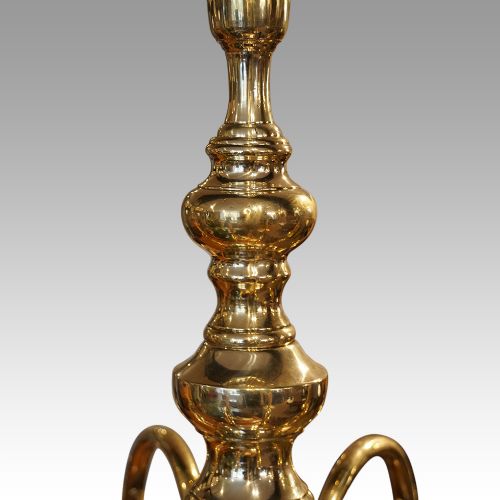 fig 2. Dutch brass chandelier 6 arms