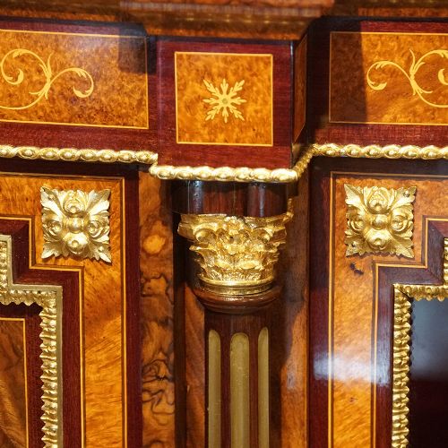 fig 5. Victorian inlaid walnut credenza