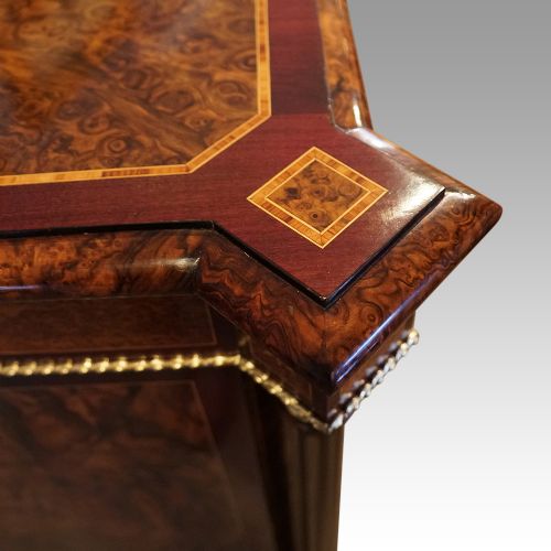 fig 8. Victorian inlaid walnut credenza