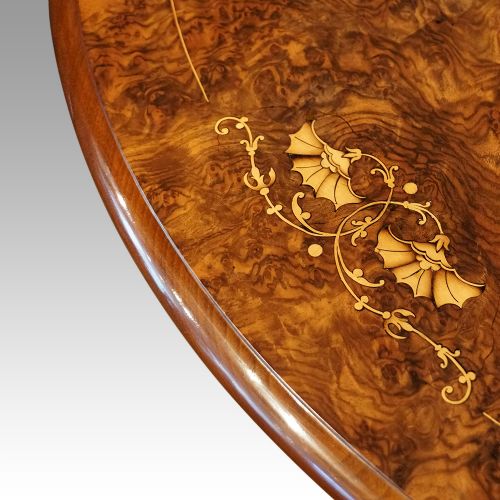 fig 3. Victorian inlaid walnut Sutherland table