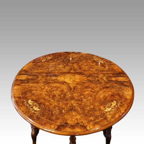 fig 5. Victorian inlaid walnut Sutherland table