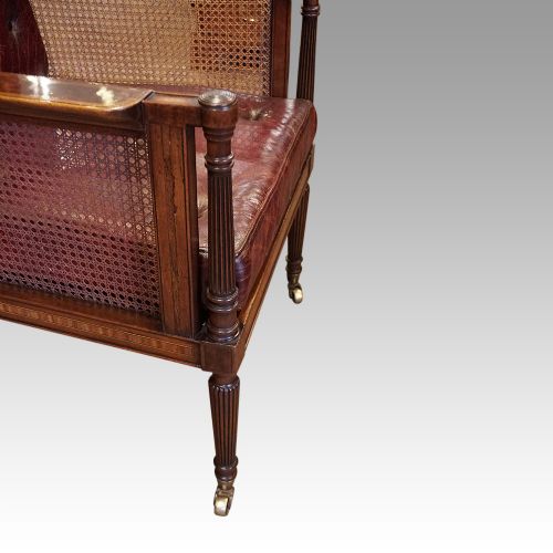 fig 1. 19thc. mahogany library chair