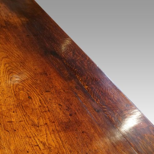 fig 7. Antique oak pot board dresser base