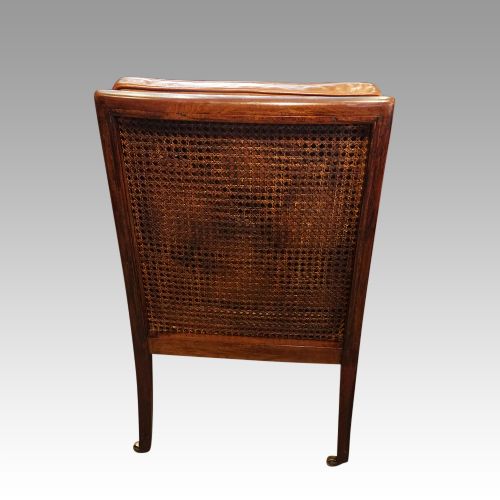 fig 7. Antique mahogany library chair