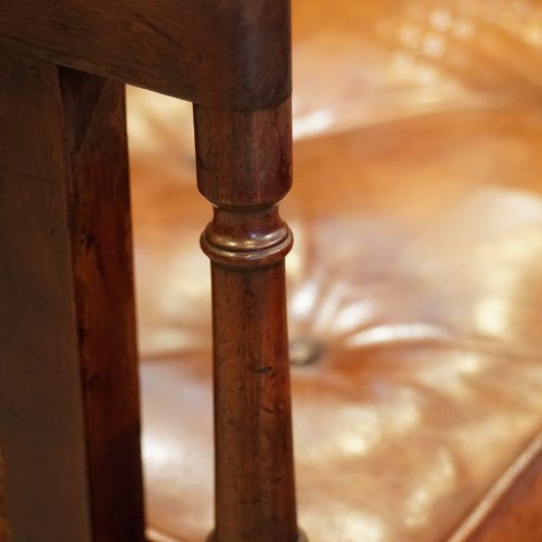 fig 8. Antique mahogany library chair
