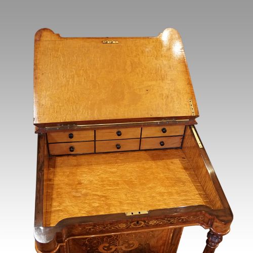 fig 6. Victorian walnut Davenport desk