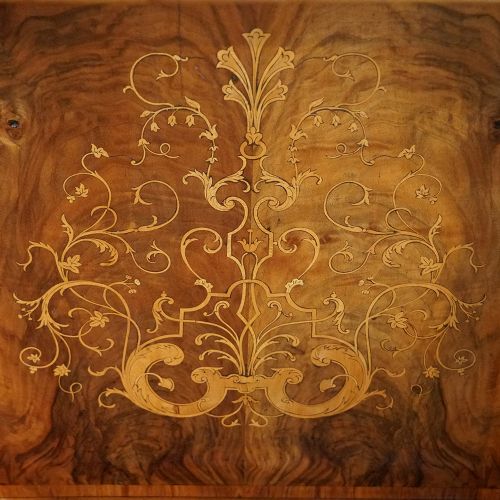 fig 7. Victorian walnut Davenport desk