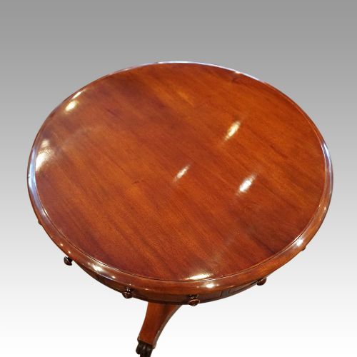 fig 4. 19thc. mahogany drum table