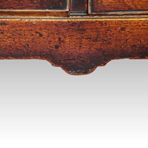 fig 1. Antique oak dresser base