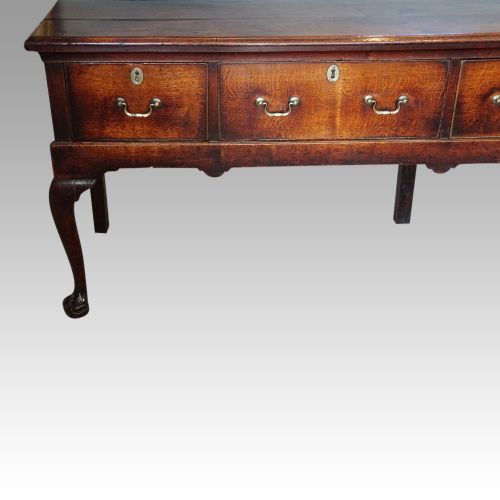 fig 2. Antique oak dresser base