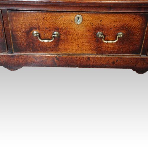 fig 5. Antique oak dresser base