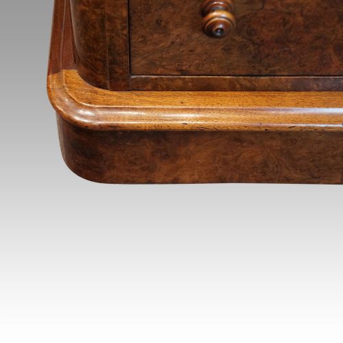 fig 6. Pair of Victorian walnut bedside chests