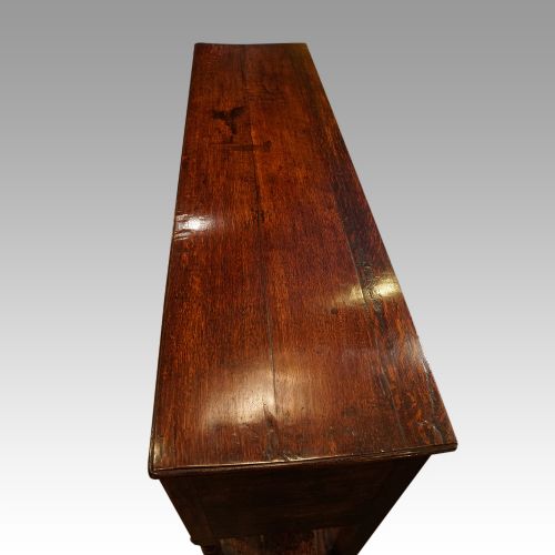 fig 1. Antique oak pot board dresser