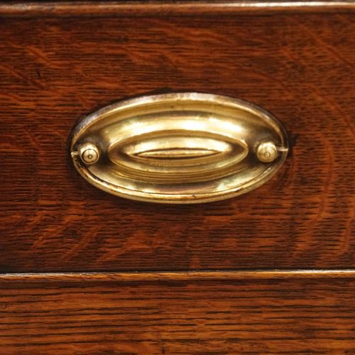 fig 2. Antique oak pot board dresser