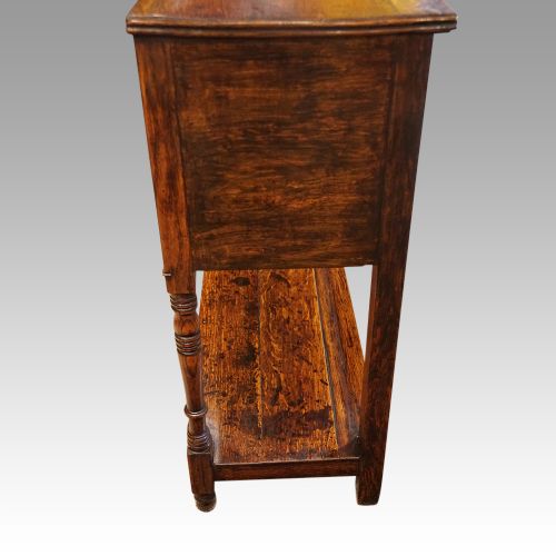 fig 5. Antique oak pot board dresser