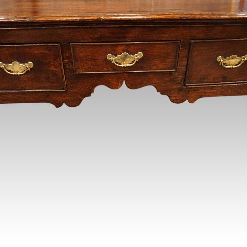 fig 3. Antique oak dresser base