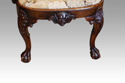 fig 1. George I style walnut armchair