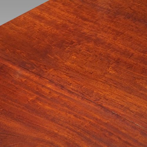 fig 5. Antique mahogany twin pillar dining table