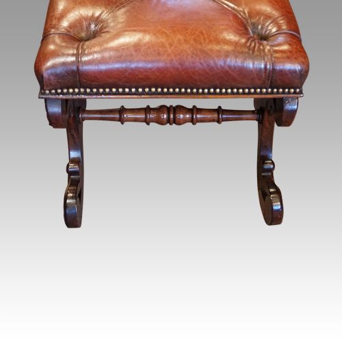 fig 1. Antique rosewood window seat