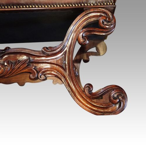 fig 3. Antique rosewood window seat