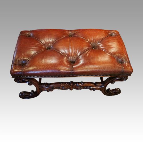 fig 7. Antique rosewood window seat