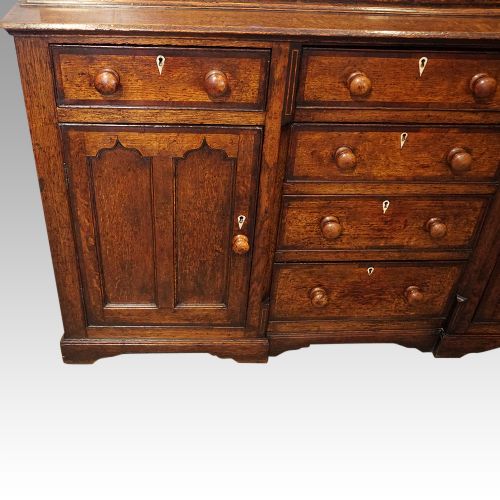 fig 2. Antique oak kitchen dresser