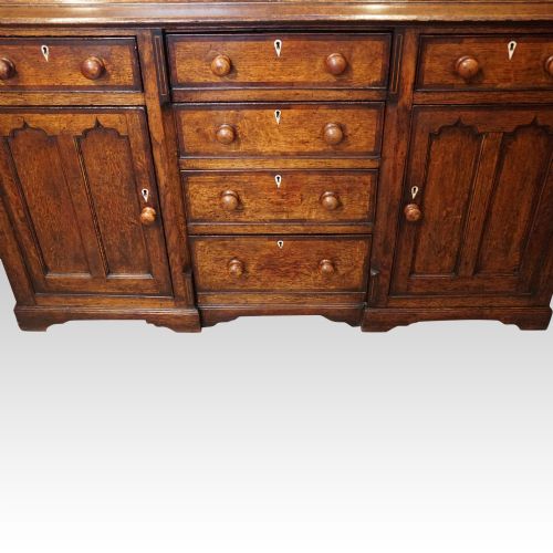 fig 3. Antique oak kitchen dresser