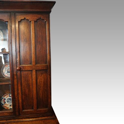 fig 5. Antique oak kitchen dresser