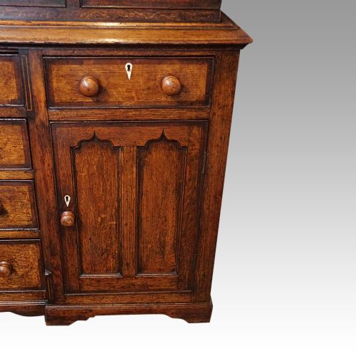 fig 7. Antique oak kitchen dresser