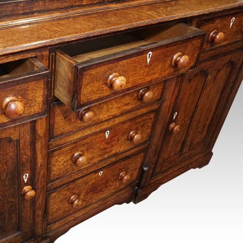 fig 8. Antique oak kitchen dresser