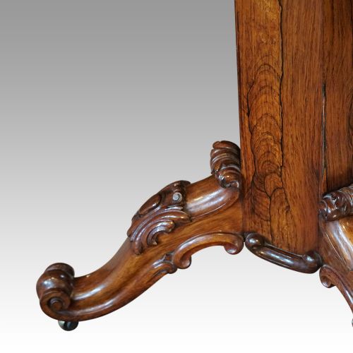 fig 3. Victorian shaped rosewood centre table