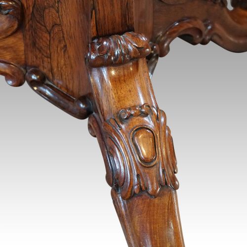 fig 4. Victorian shaped rosewood centre table